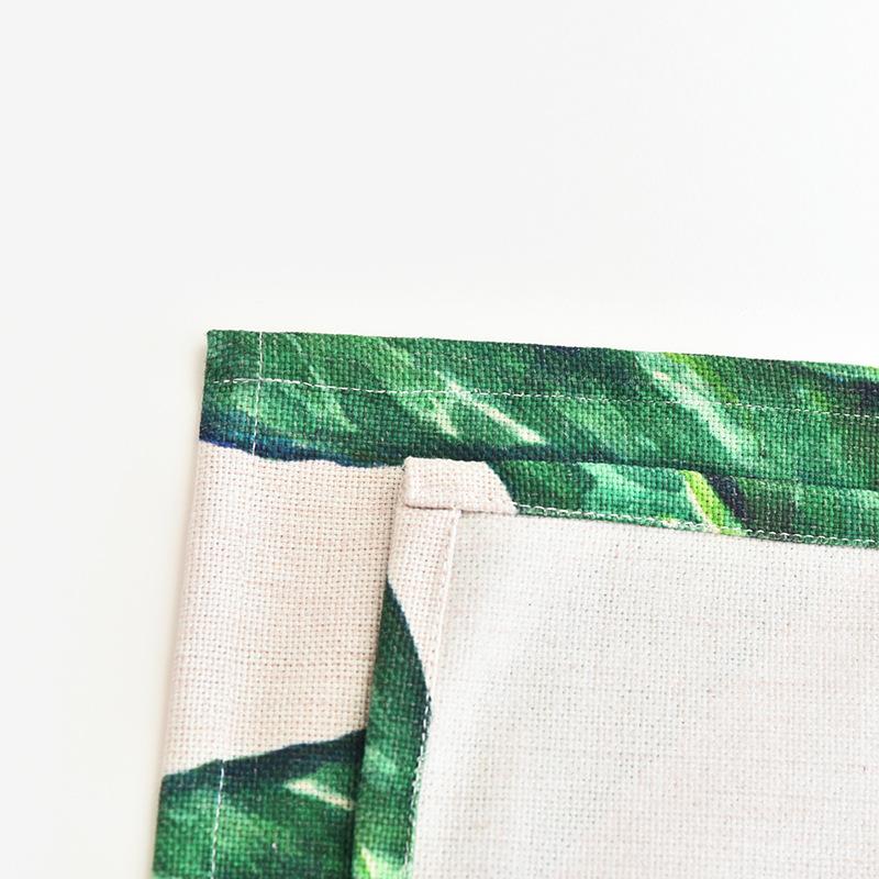 Fresh Style Leaf Rural Garden Series Thick Art Table Flag Covers Tea Coffee Table Tv Cabinet Table Cloth Runner