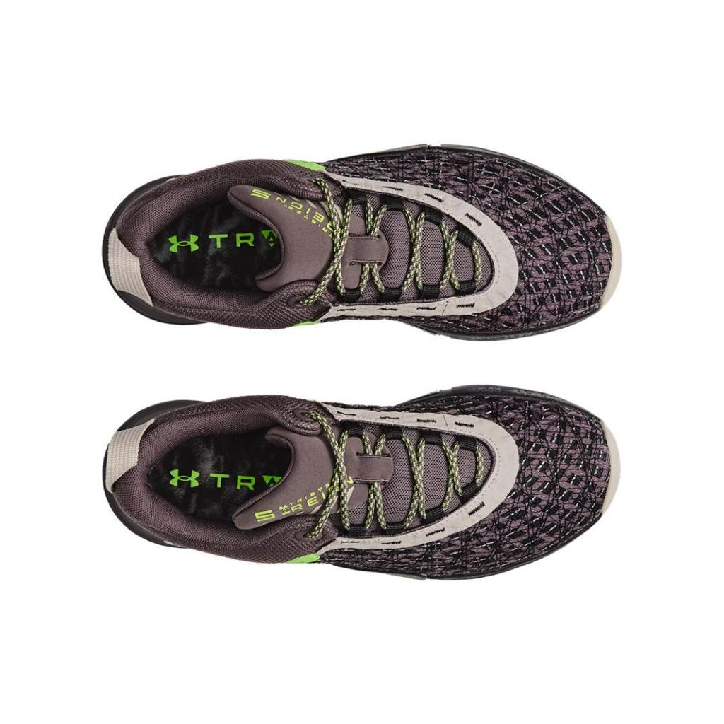 Under Armour Tribase Reign 5 Non-Slip Durable Low-Top Training Shoes Men Sneakers Brown Green 3026214-100