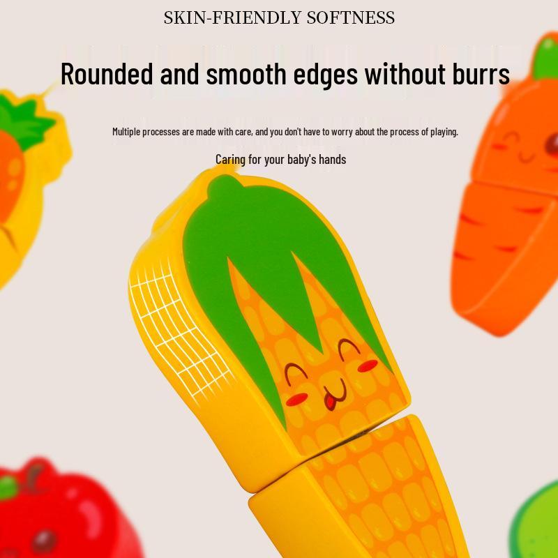 Wooden Children's Expression Egg Matching Game: Interactive Two-Player Educational Toy for Concentration Training