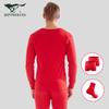 Septwolves Men's Red Thermal Underwear Gift Set
