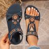 Women's Plus Size New Summer Ethnic Style Fashionable Versatile Flat Breathable Casual Sandals