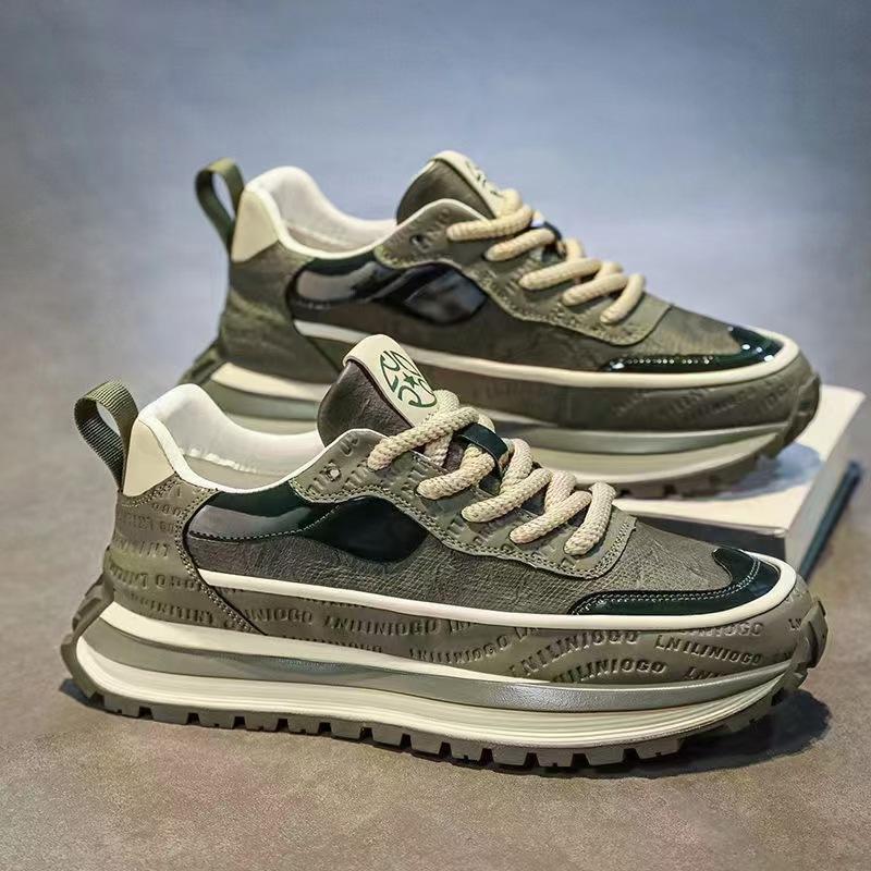 Non-slip new sports and leisure trendy shoes winter platform men's shoes