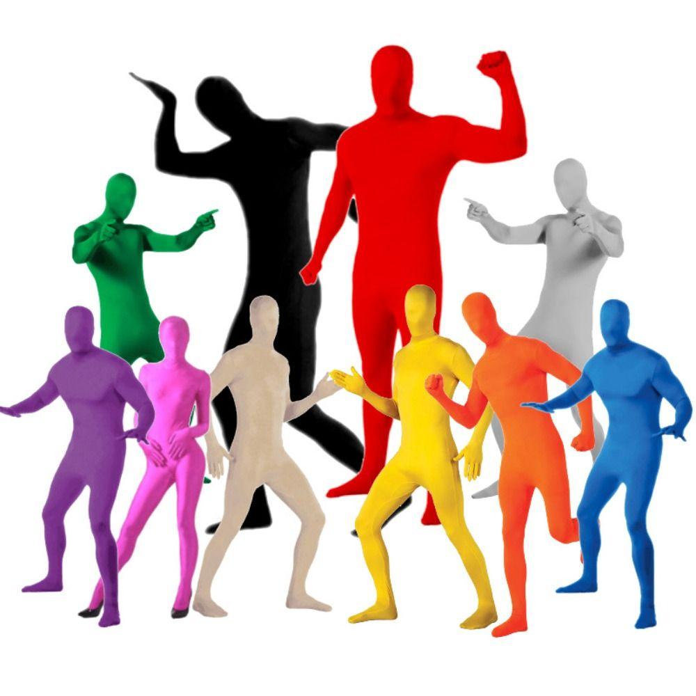 סרבל חליפה מלאה חליפת ספנדקס חליפה צמודה לעור בגד גוף להופעה ילד מבוגר זנטאי ילדה