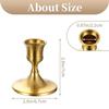 2Pcs Vintage Elegant Tabletop Candle Holders Iron Candlelight Dinner Props Bar Party Candelabra Home Hotel Decorations