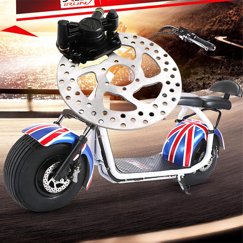 Motorcycle front brake caliper with brake disc brake pump for China Harley Citycoco electric scooter