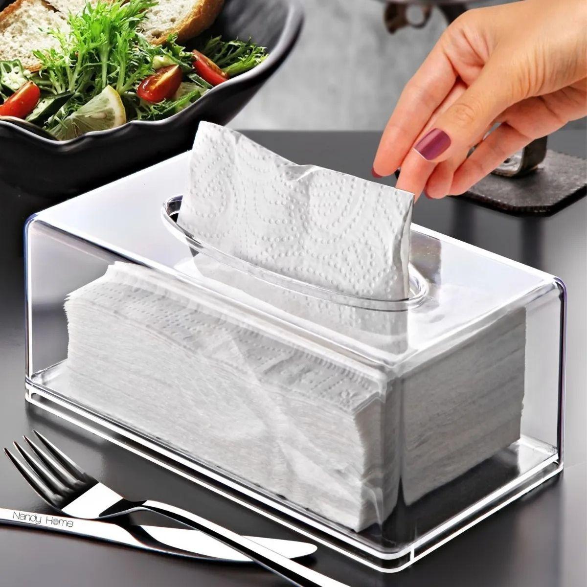 

Органайзер для салфеток. Коробка для сервировки и хранения кухонных салфеток.