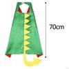 Dinosaur Costume Cape Mask Cosplay Accessories Party Robe Halloween Cloak for Fancy Dress Birthday