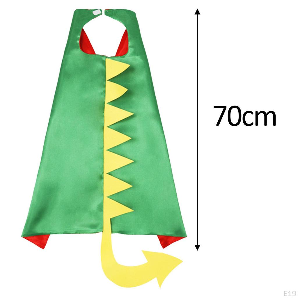 Dinosaur Costume Cape Mask Cosplay Accessories Party Robe Halloween Cloak for Fancy Dress Birthday