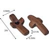 HHO-Wooden Cross Fidget Relief Relieve Anxiety Comfort For Clutching, Clinging And Praying 8PCS Cross My Heart,Encouragement Gif