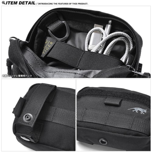 Tasmanian Tiger TAC POUCH 4 HORIZONTAL (Black, 7650.040)
