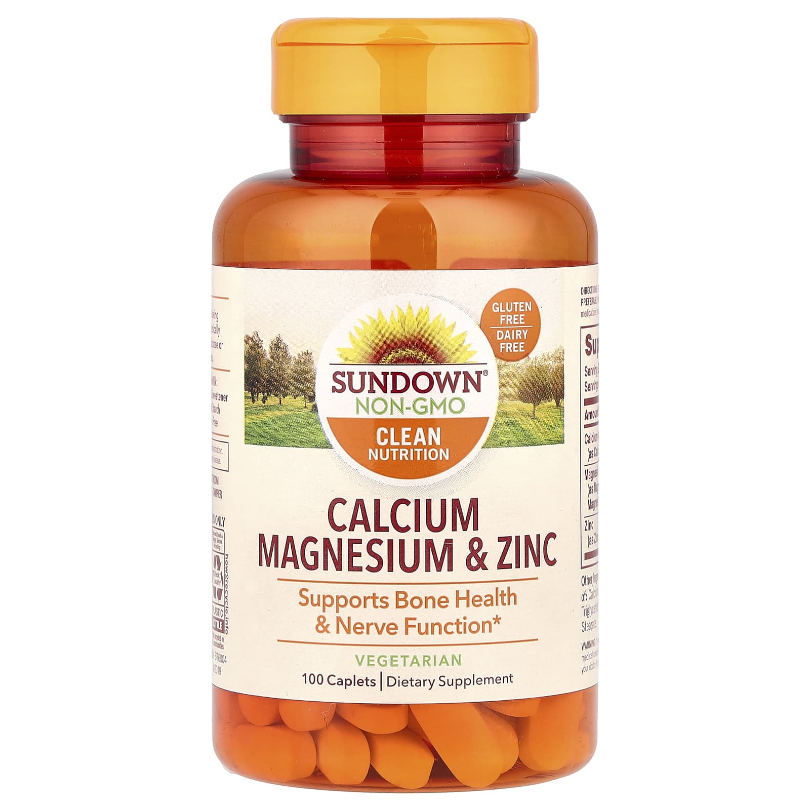 

Calcium, Magnesium and Zinc, 100 Capsules