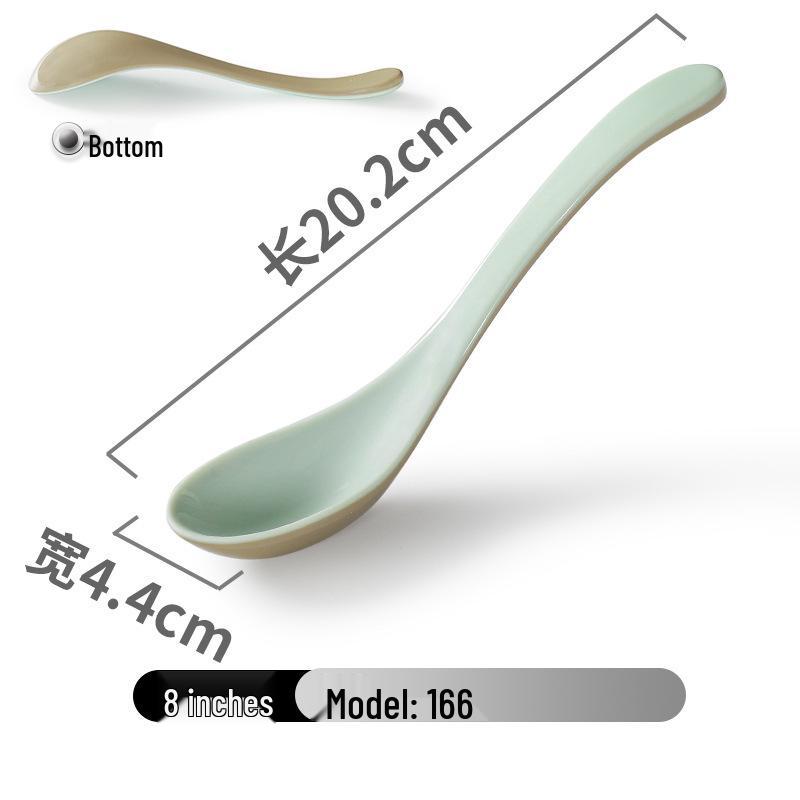 Xiangyuanmei Colorful Melamine Soup Spoon - Restaurant & Hotel Stirring Spoon, Imitation Porcelain, Plastic, for Hot Pot
