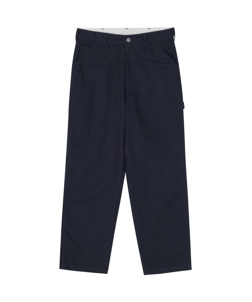 Yunibeosyeolobeolol Tapered Carpenter Pants Navy