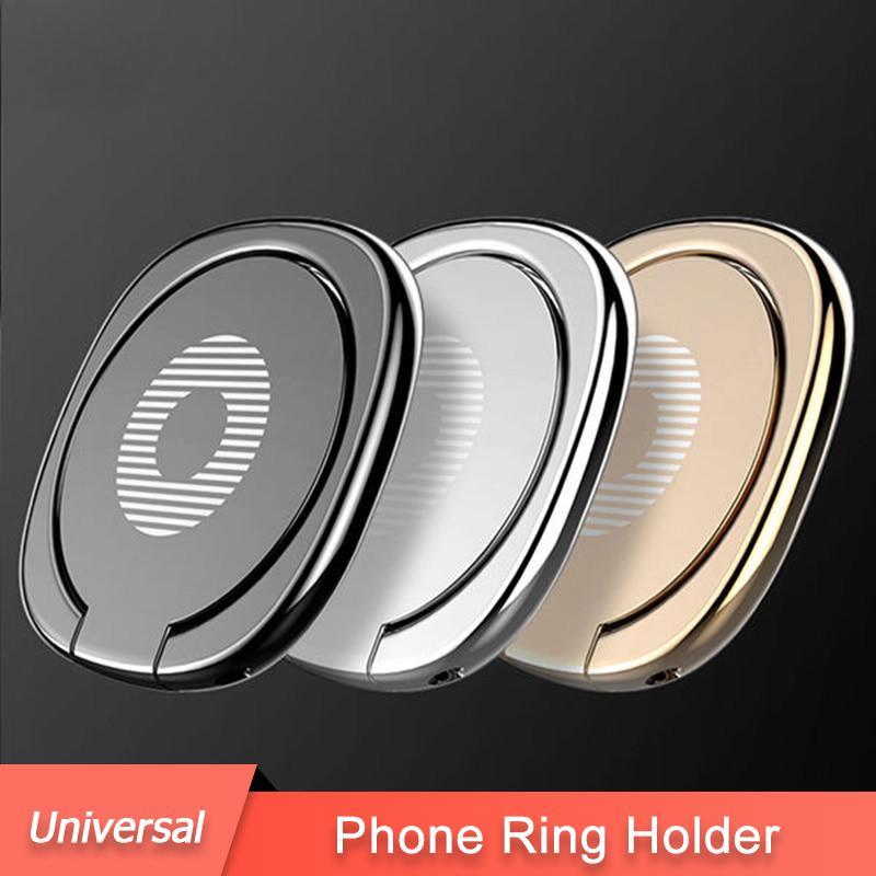 Cell Phone Ring Holder Stand Universal 360 Rotation For iPhone Samsung S10 HUAWEI P30 Magnetic Car Mount Stand Smartphone ADM