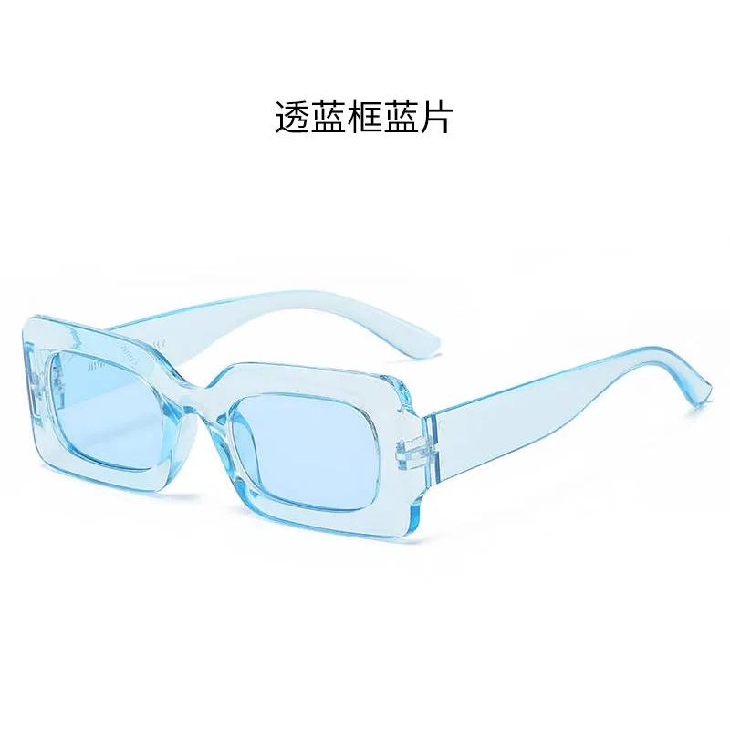 Sunglasses Woman  Fashion Vintage Rectangle Frame Purple Pink Square Sun Glasses Man Lady Eyewear UV400