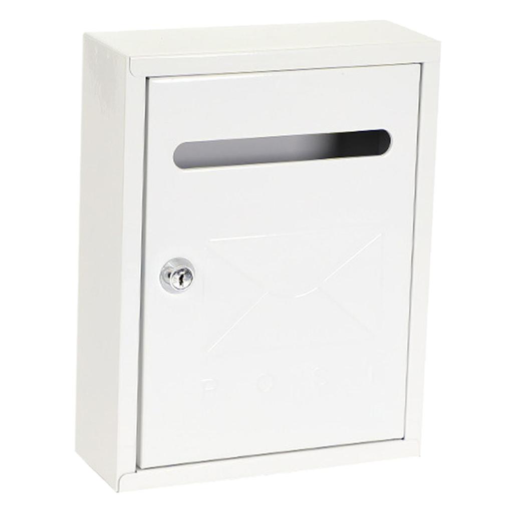 Wall Mounted Locking Drop Box Mailbox Multipurpose for Envelope Heavy Duty