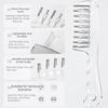 Rolling Metal Teeth Scalp Liquid Guide Comb Essential Oil Applicator  Home Salon Use