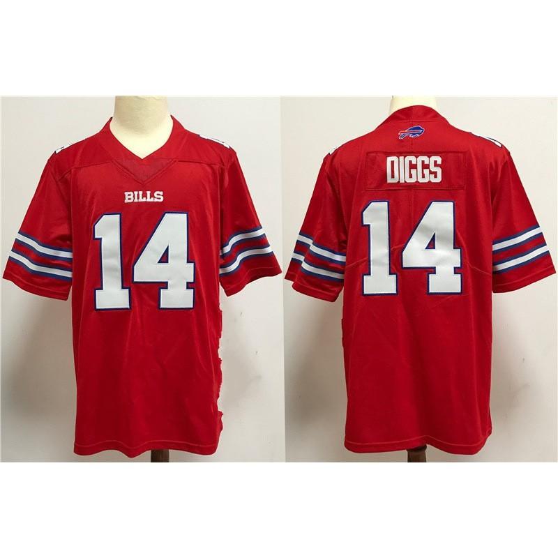 Buffalo Bills NFL Camiseta de Fútbol para Hombre Ropa Deportiva de Equipo Usar Mezcla Sintética Blanco Azul Rojo