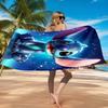 626 Experimental Artwork Printed Microfiber Beach Towel, Soft And Absorbent, Quick-Dry, Ideal for Summer Travel, Beach Essential, Swimming Pool