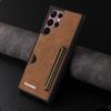 Retro Kartenhalter Handyhülle für Samsung Galaxy S26 S24 S25 Ultra S23 S21 FE S22 S20 Plus Note 20 10 + Geldbörse PU Leder Hülle