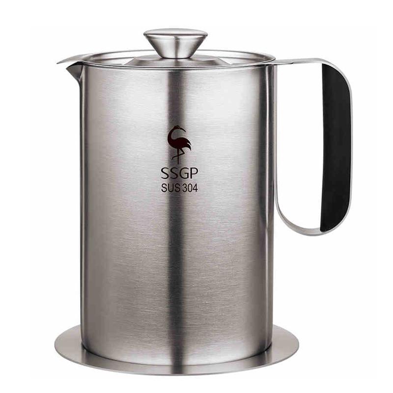 Oil Filter Pot Kitchen Household Large Capacity Filter Oil Slag Oil Separator Oil Bottle Multi-function Kitchen Filter Pot