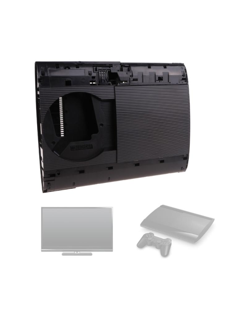 Game Machine Case Solid Color Game Console Replacement Full Cover Housing for 4000 Game Accessories Black