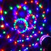 Golden LED Rotating Magic Ball Light - Six-Color Crystal Bulb with E27 Base for KTV Strobe and Atmosphere Lighting