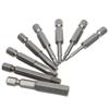 100mm 8pcs Hex Head Allen Wrench Drill Bits Set SAE Metric Allen Electric Hexagonal Bit Screwdriver Socket Bit Power Tool Parts