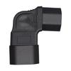 Rechtwinkliger IEC320 C14 zu C13 Steckdosenadapter, 3-Pin Stecker auf Buchse, PVC-KonstruktionS