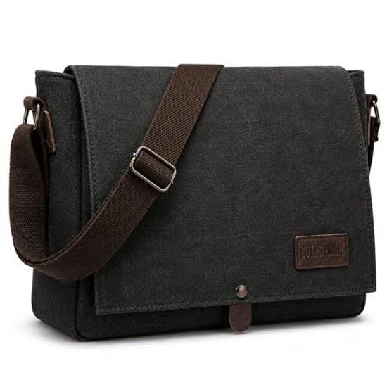 Cotas home Growing Bag Plus + Water-Repellent Genuine Leather Parts Shoulder Mens A4 Canvas (Black) Series domestic sales exceeded 55000 units. This