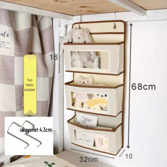 Multifunktionaler Hängeorganizer für den Nachttisch im Wohnheim: Schreibwaren, Kosmetik und Kleiderschrankaufbewahrung