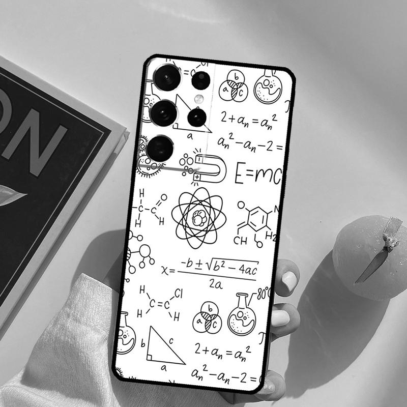 Physics Chemical Mathematics Phone Case For Samsung Galaxy S25 Ultra S24 S20 S21 S22 S23 Plus S9 S10 S24 FE Back Cover