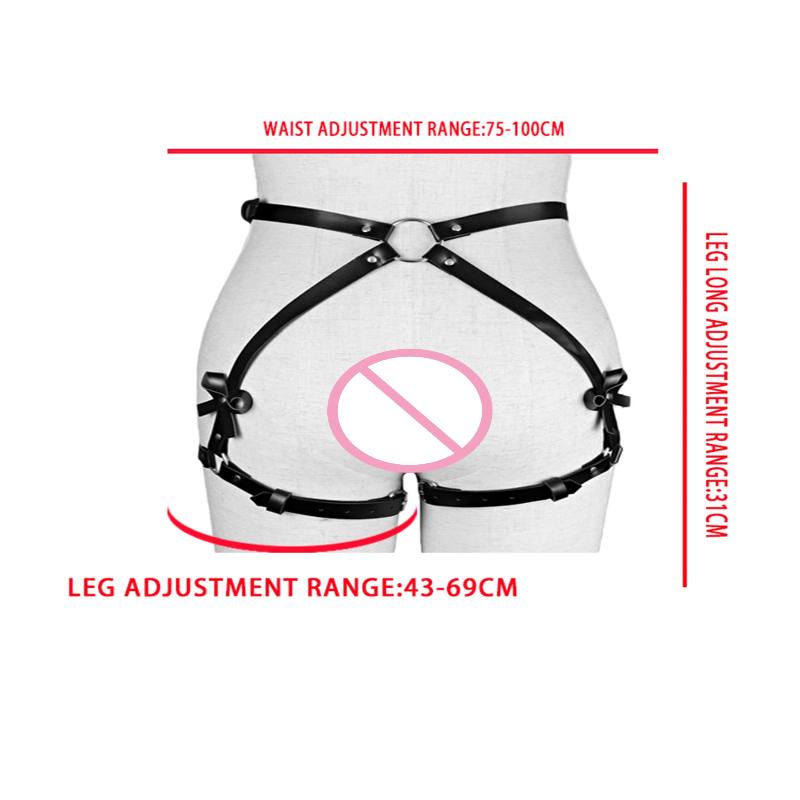 Sex Restraints Bondage Toys Pu Leather Adjustable Waist Strap Adult Games Sex Toys For Men Women Sex Bondage Toys