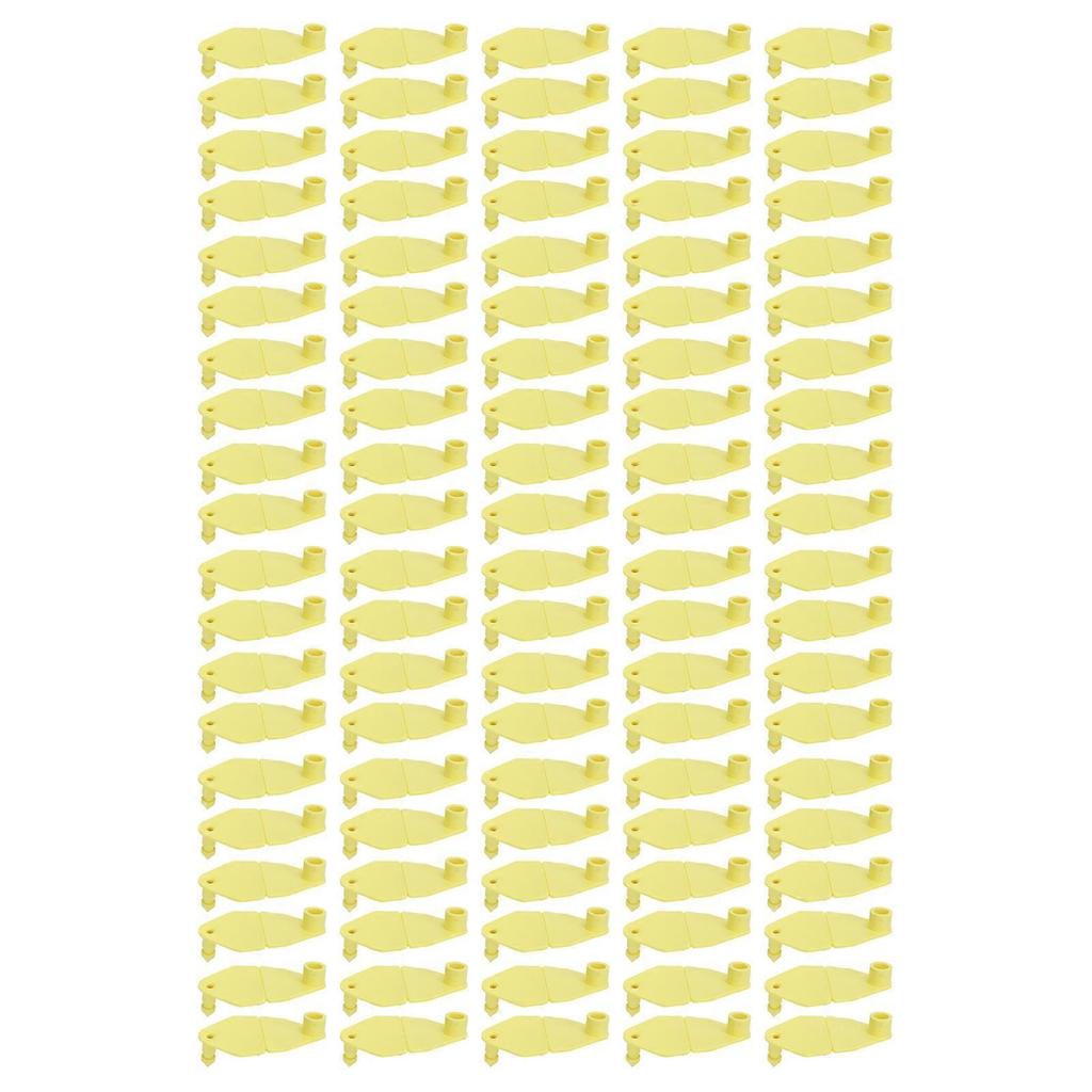 100pcs Livestock Ear Tags TPU Fadeproof Animal Identification Ear Tags for Cattle Farm