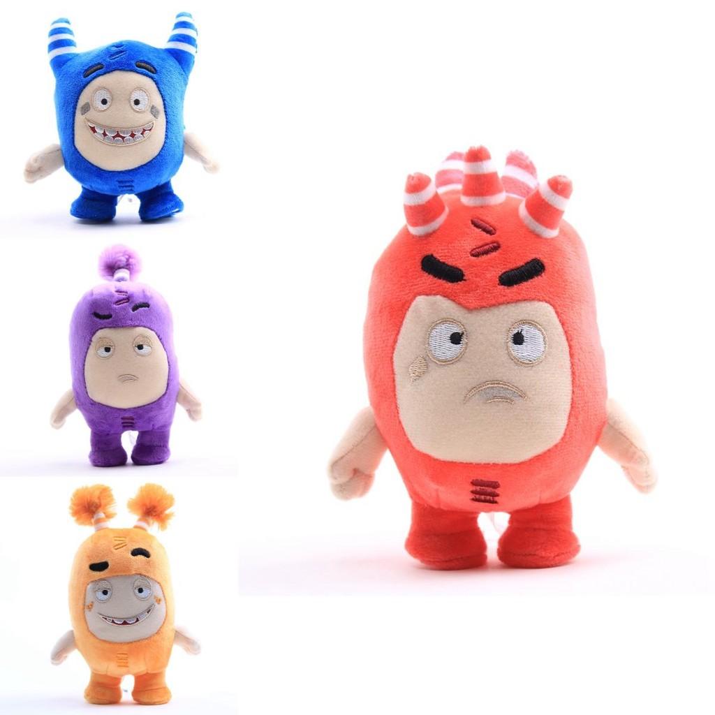Oddbods 18cm Plush Soft Cuddly Toy Newt Bubbles Pogo Zee Jeff Fuse Slick For Cozy Comfort
