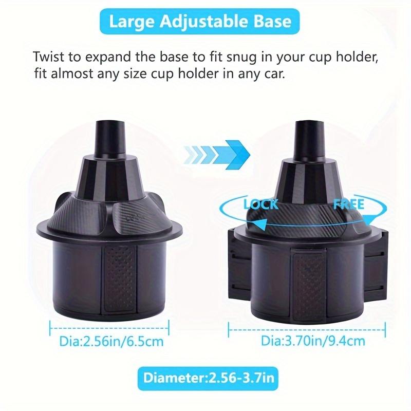 360° Swivel Car Cup Holder - Multi-Purpose Food & Beverage Storage Box with Safety Base - Car Interior Accessories