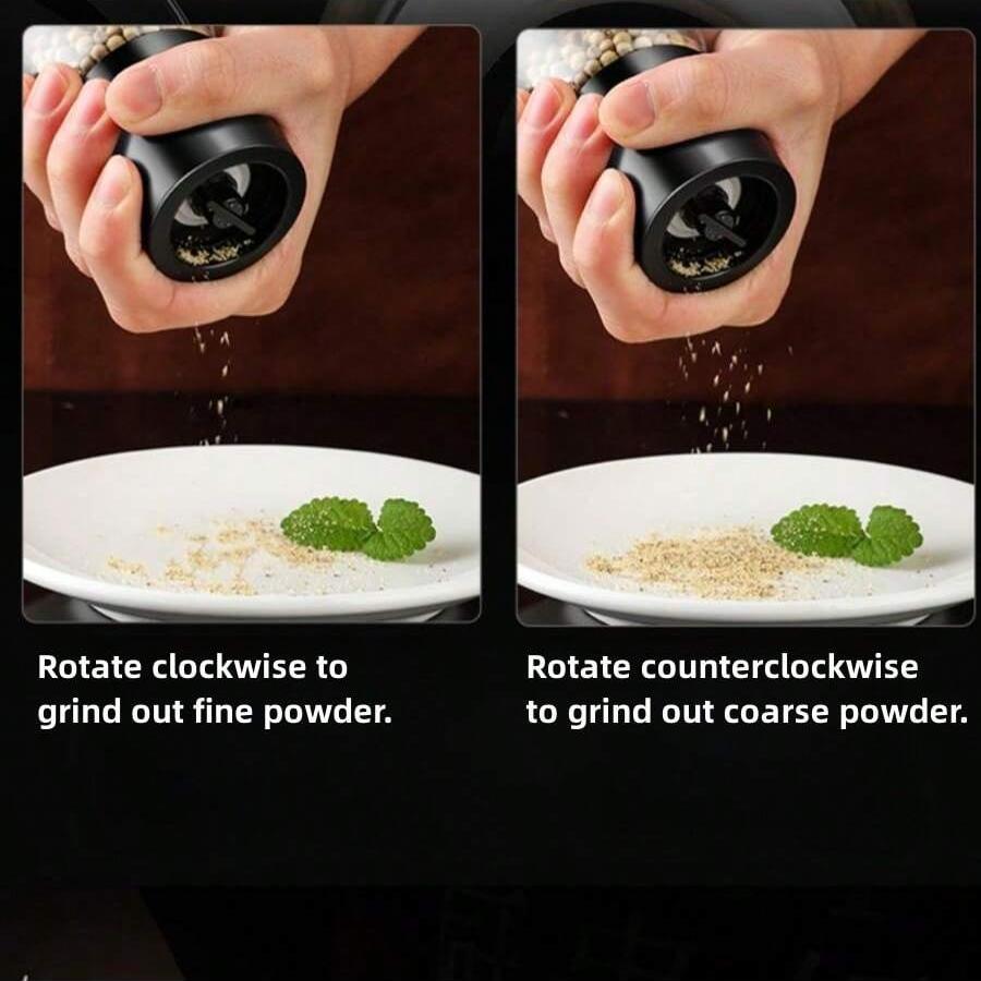 

1pc Pepper Grinder Household Manual Pepper Powder Grinder Bottle Kitchen Pepper Black Pepper Grain Grinder Seasoning Bottle чёрный