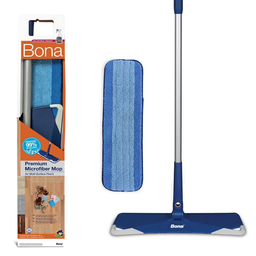Bona Premium Microfiber Mop for Dry Mopping and Wiping Floors