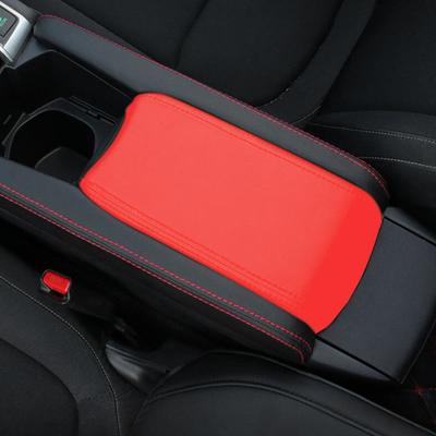 Car Center Console Lid Armrest Box Panel Microfiber Leather Cover Trim For Honda Civic 10th Gen 2016 2017