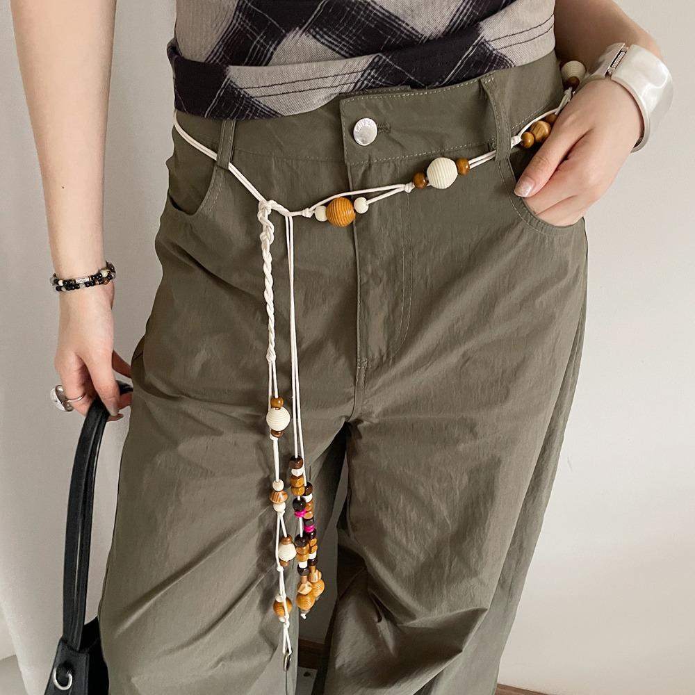 

Винтажный цветной пояс-веревка, плетеный декоративный пояс, горячая цепочка на талию, мужской, женский D