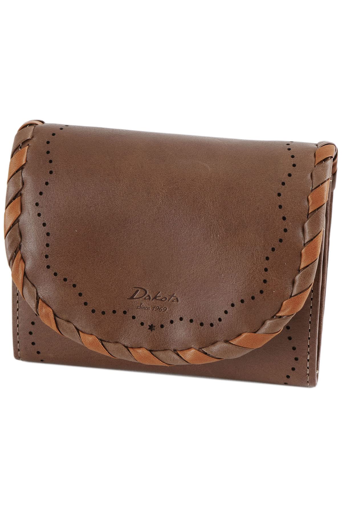

Жіночий гаманець Bifold із натуральної шкіри, дубового кольору [Dakota] DA-30901-43