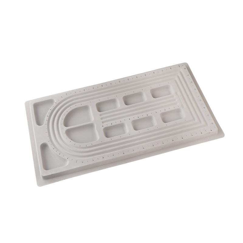 Portable Bead Board For Bracelet Necklace Tray Beading Accessories Measuring Tools Crafts For Jewelry Making DIY PP Beading Tool