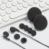 10pcs Comfortable Ear Pads Replacement Black Earphone Sponge Headset Cushion Soft Foam