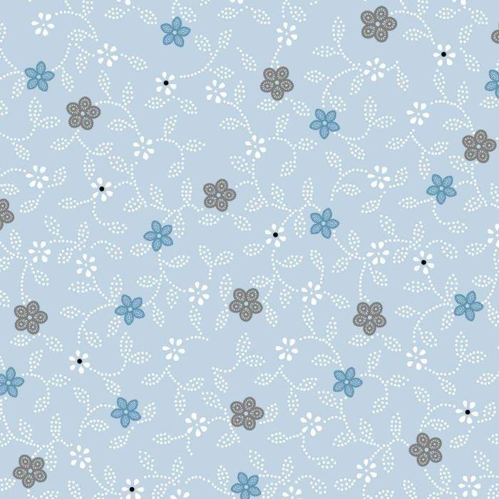 Pack complet housse de couette réversible pour lit 140 x 190 cm Heart bleu