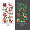 Kids' Waterproof Christmas Glow Tattoos - Festive Cartoon Stickers for Holiday Parties