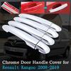 Chrome Car Door Handle Cover for Renault Kangoo II MK2 2008~ Car Trim Set Exterior Accessories 2009 2010 2012 2014 2016 2018