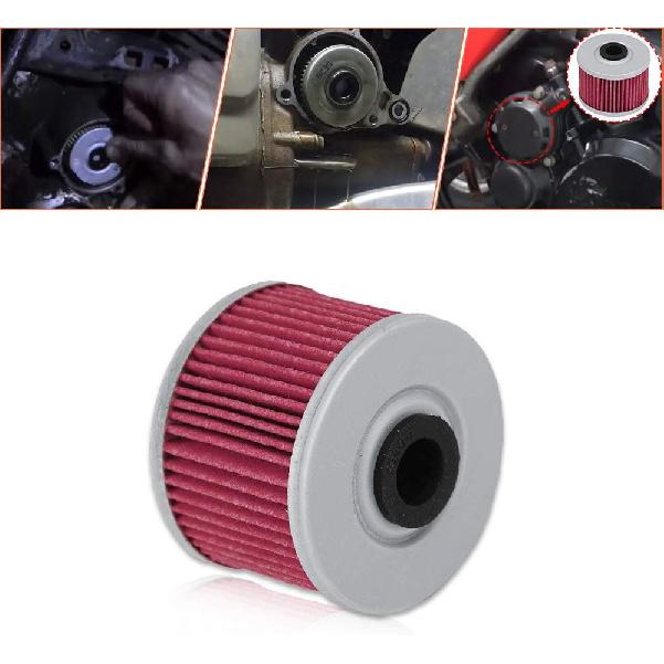 HIFROM ATV Luftfilterelement Reiniger 17254-HP5-600 mit Ölfilter Zündkerze Wartungskit Ersatz für Honda Rancher 420 TRX420 TRX420FE TRX420FM