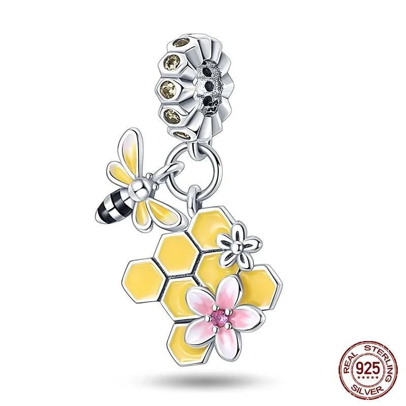 Copper Fashion Squirrel Maple Leaf Autumn Series Charms Beads Fit Original Bracelets Diy Jewelry Making