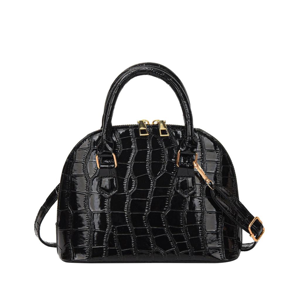 Trendy Textured Women's Bag 2025 New Crocodile Pattern Shell Versatile Shoulder Underarm Bag Women's Hand Bag