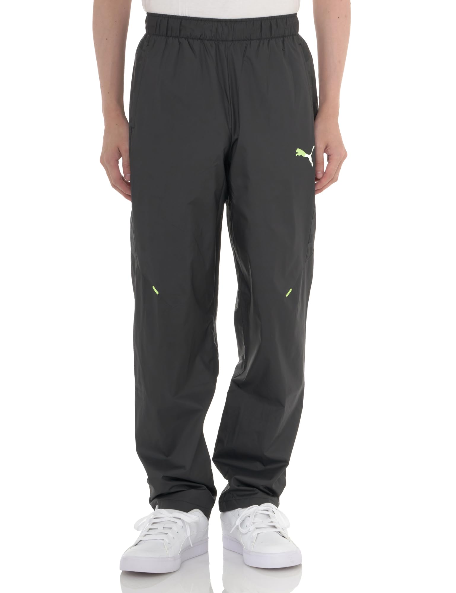

Ветрозащитные длинные тренировочные брюки FOUNDATION Urakimo Tricot Woven Pants 526116 24 Цвет Черный [PUMA] Мужские осень/зима (01)